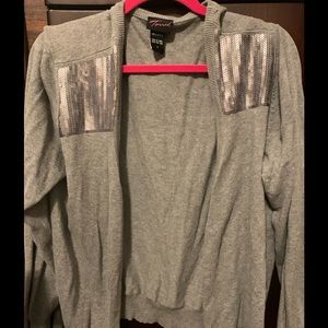 3x grey torrid cardigan